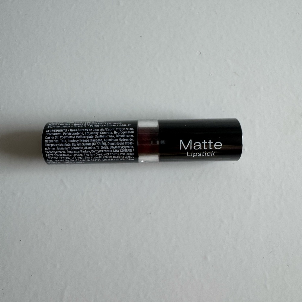 NYX Matte Lipstick in Dark Era MLS 37 / Whipped Caviar MLS 15